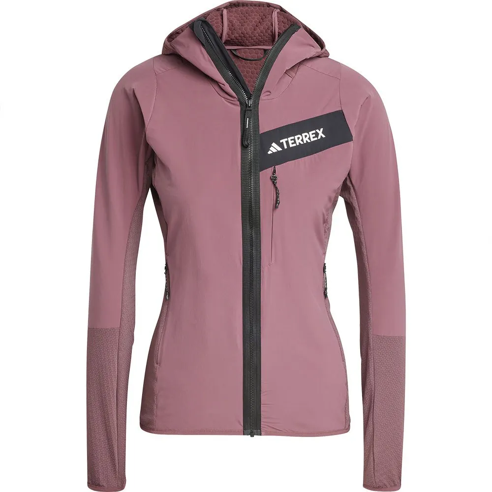 adidas Terrex Techrock Wind Fleecejakke Med Full Glidelås