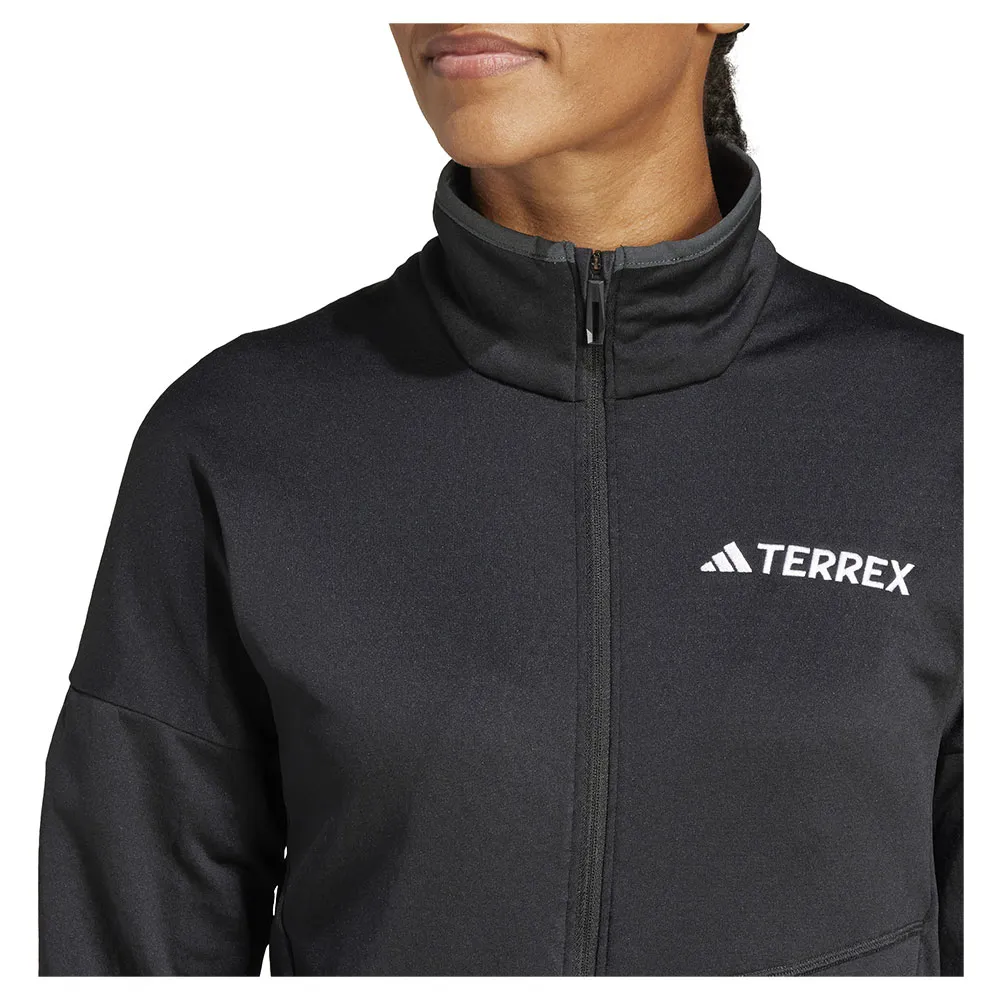 adidas Terrex Xperior Climawarm Light Fleecejakke Med Full Glidelås adidas Terrex Xperior Climawarm Light Fleecejakke Med Full Glidelås