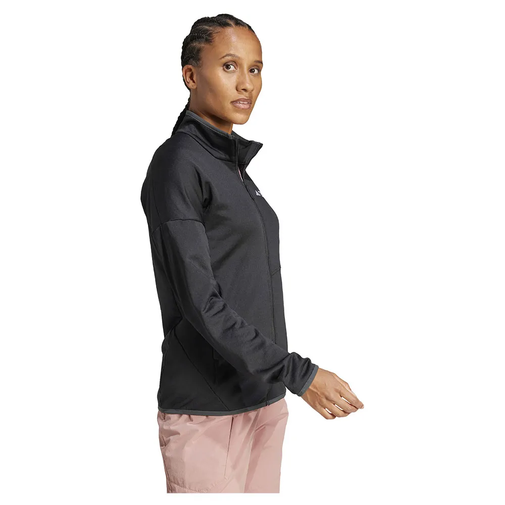 adidas Terrex Xperior Climawarm Light Fleecejakke Med Full Glidelås adidas Terrex Xperior Climawarm Light Fleecejakke Med Full Glidelås