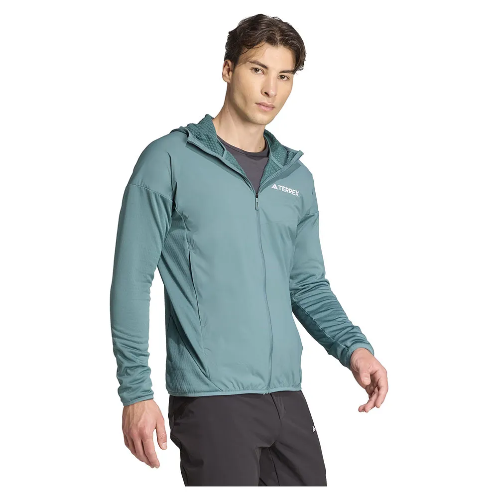 adidas Terrex Xperior Climawarm+ Wind Light Fleecejakke Med Full Glidelås
