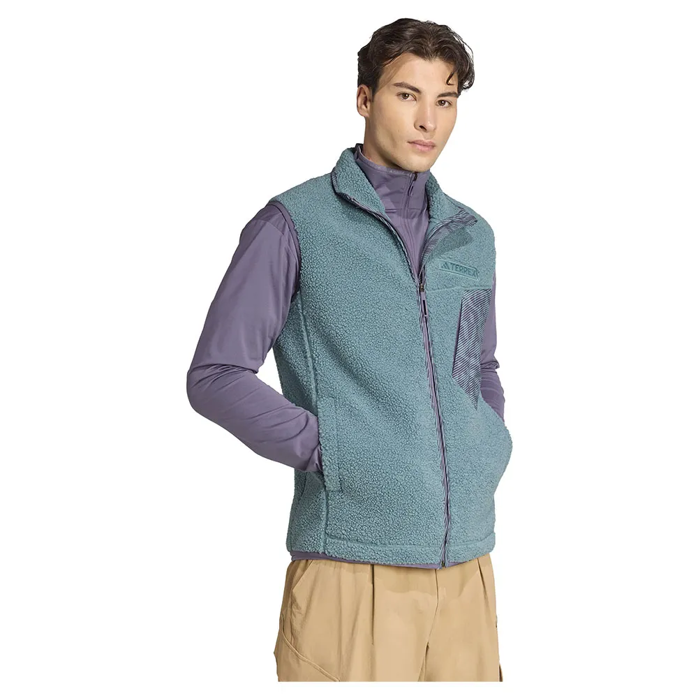 adidas Terrex Xploric High Pile Fleece Vest adidas Terrex Xploric High Pile Fleece Vest