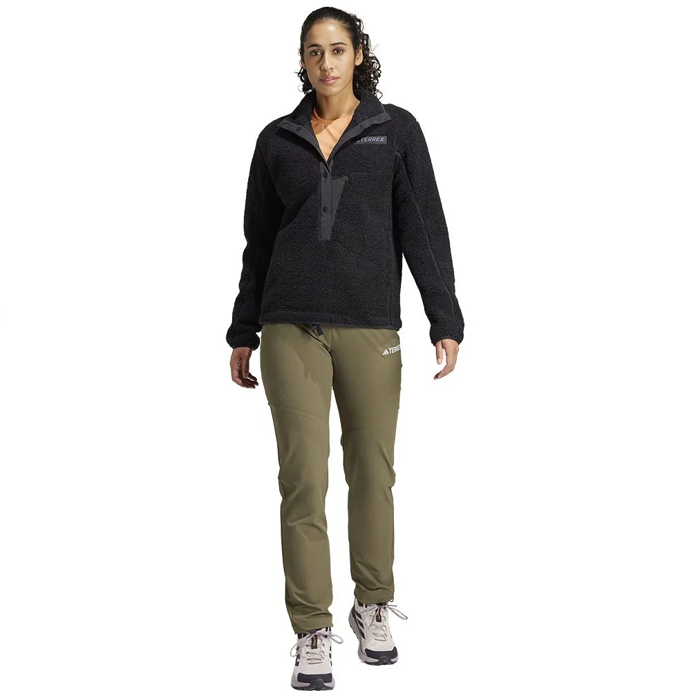 adidas Terrex Xploric High Pile Fleecejakke Med Full Glidelås adidas Terrex Xploric High Pile Fleecejakke Med Full Glidelås