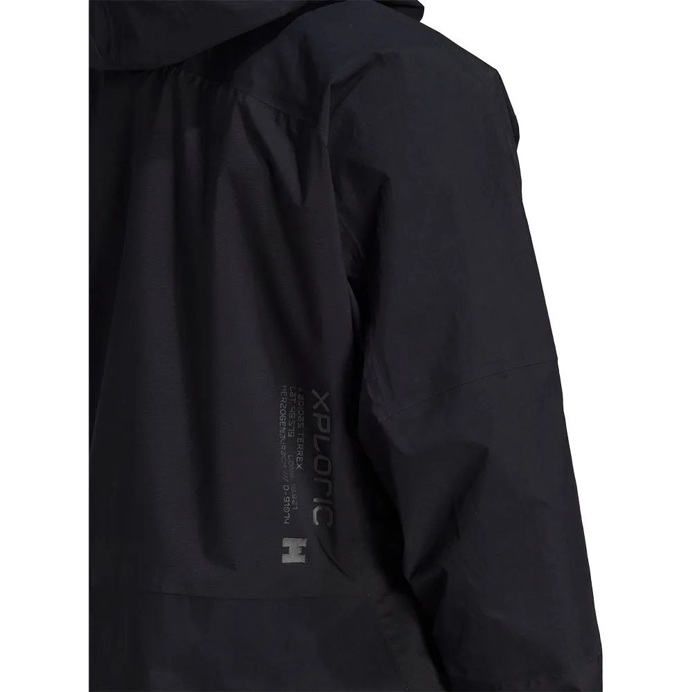 adidas Terrex Xploric Rain.rdy Mountain Jakke, Black adidas Terrex Xploric Rain.rdy Mountain Jakke, Black