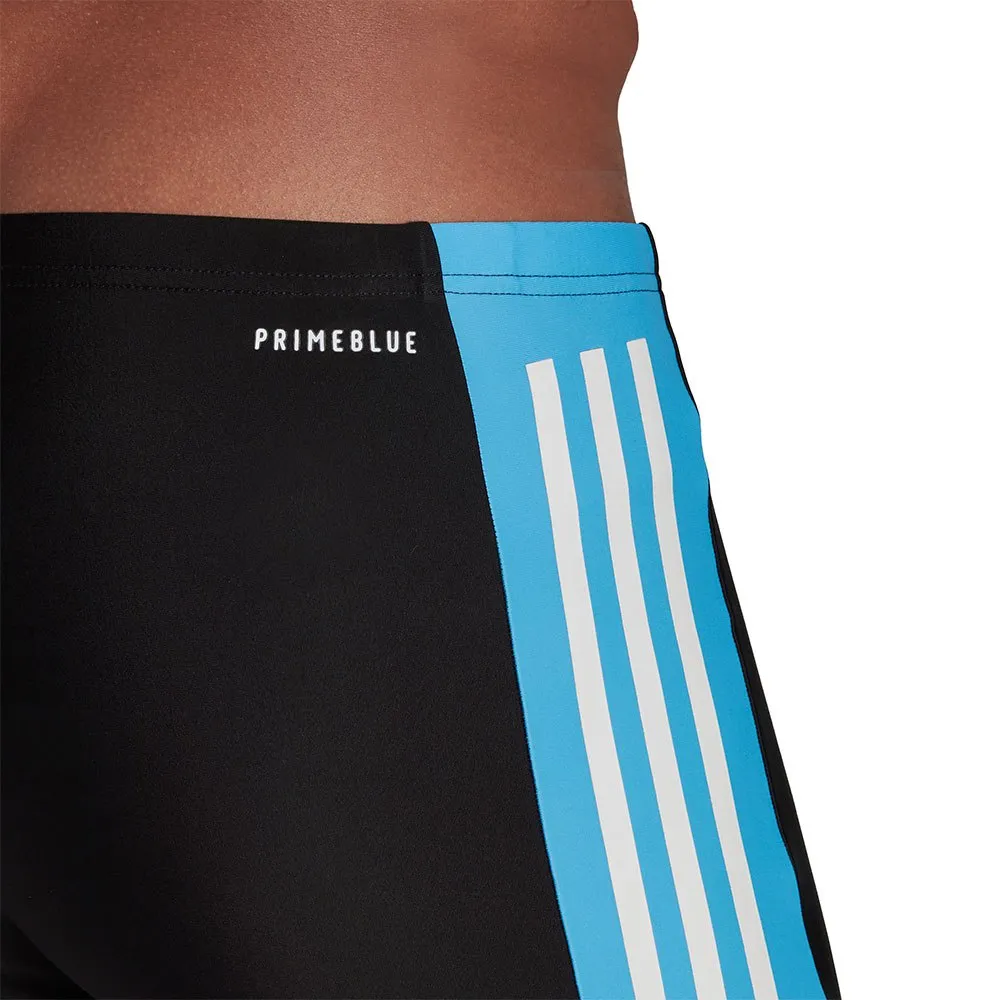 adidas Three Second Badeshorts Boxer male, Black / real blue
