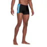 adidas Three Second Badeshorts Boxer male, Black / real blue