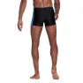 adidas Three Second Badeshorts Boxer male, Black / real blue