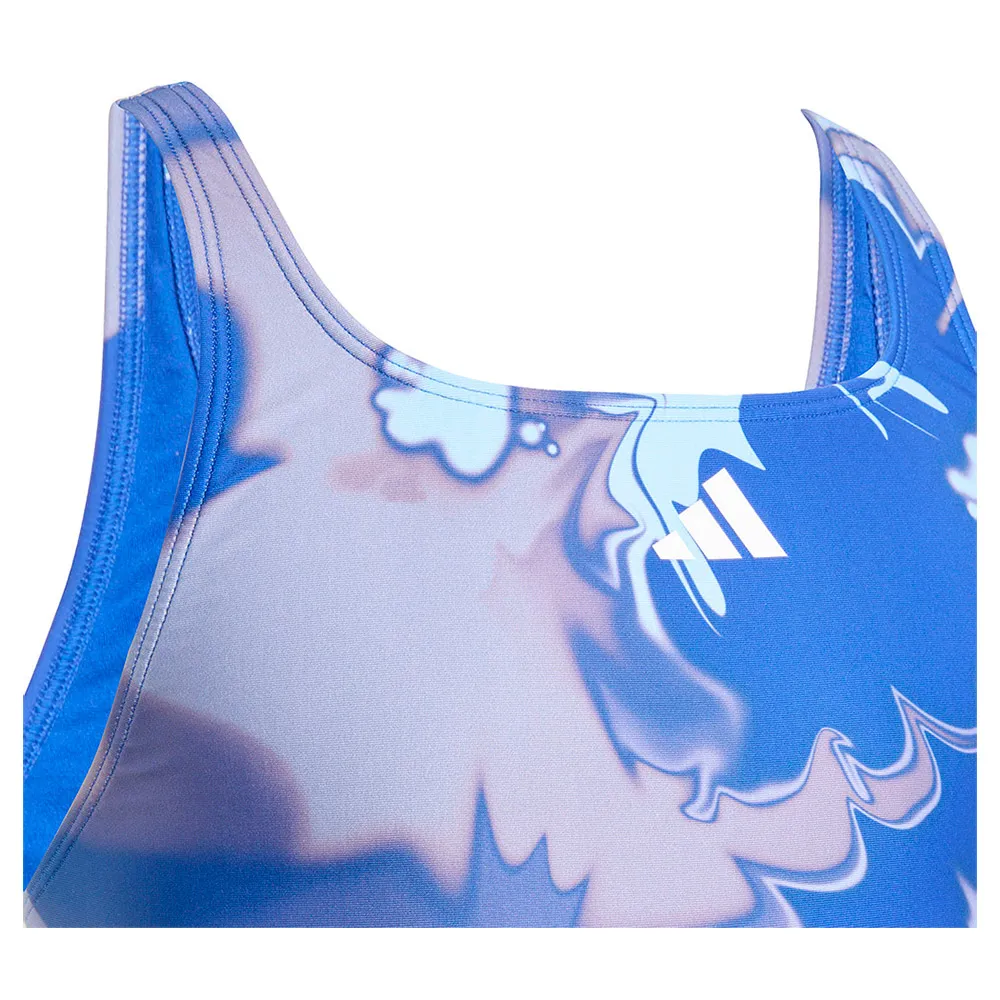 adidas Tie Dye V-back Badetøy female adidas Tie Dye V-back Badetøy female