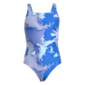 Semi lucid blue / white