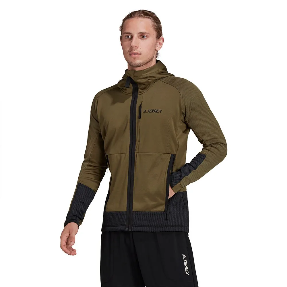 adidas Tx Fleecejakke Med Full Glidelås