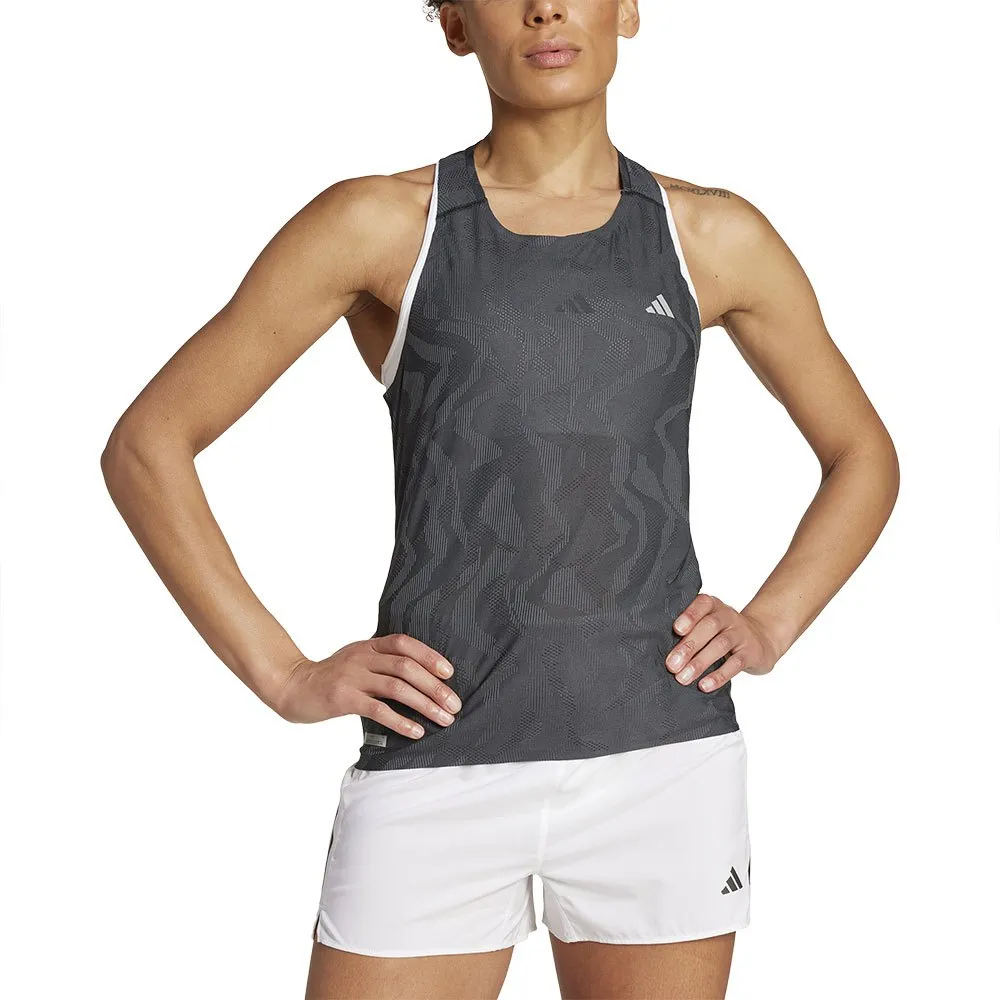 adidas Ultimate Airchill Engineered Running Ermeløs T-skjorte female adidas Ultimate Airchill Engineered Running Ermeløs T-skjorte female