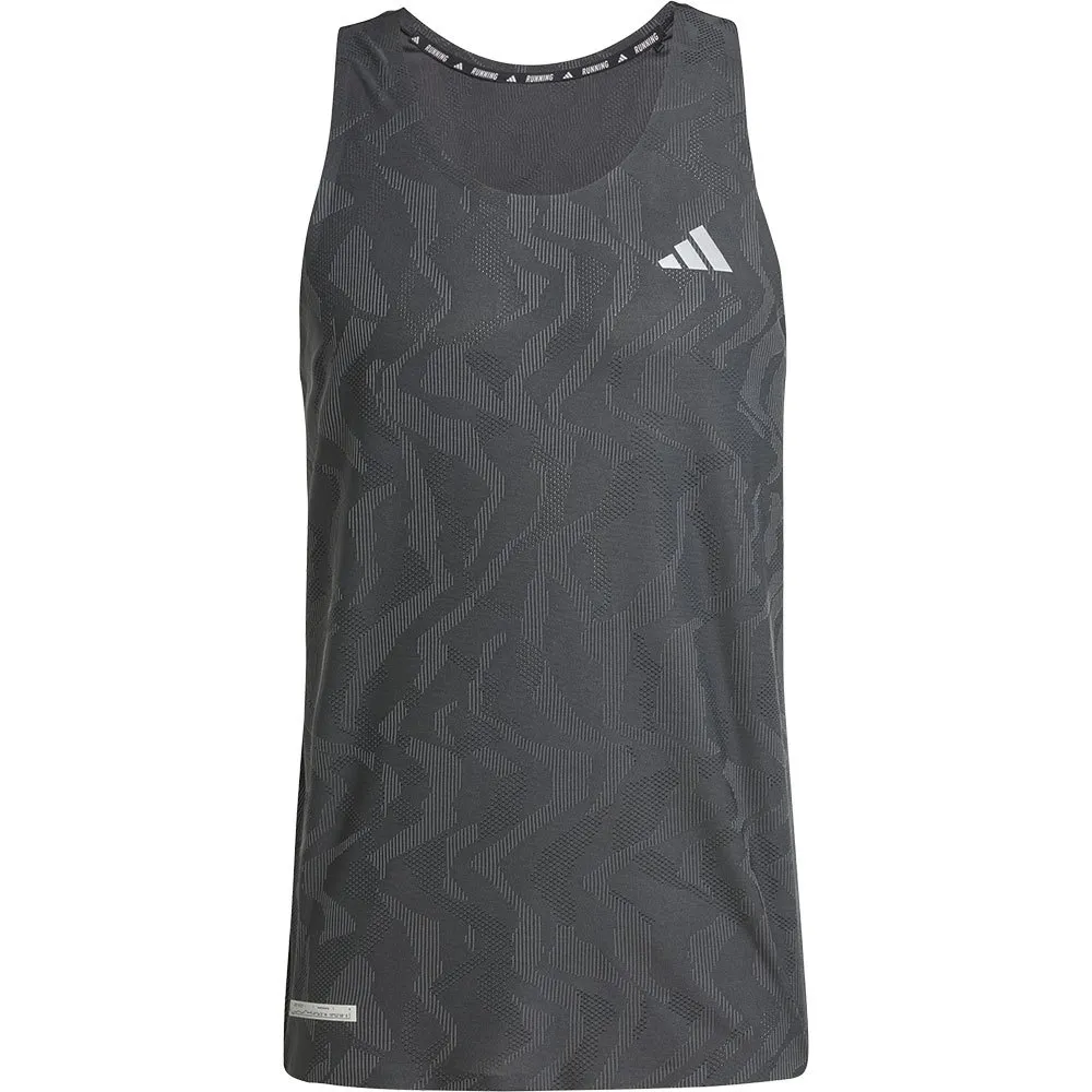adidas Ultimate Engineered Running Ermeløs T-skjorte male, Black adidas Ultimate Engineered Running Ermeløs T-skjorte male, Black