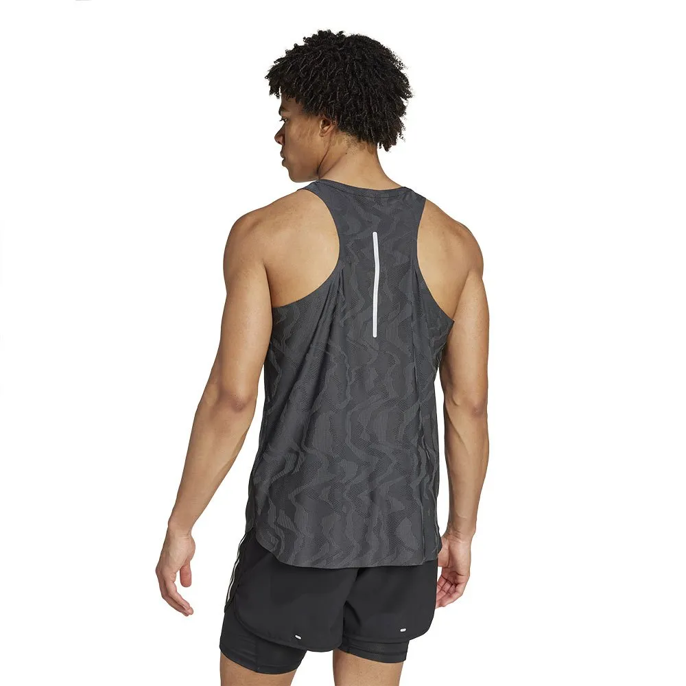 adidas Ultimate Engineered Running Ermeløs T-skjorte male, Black adidas Ultimate Engineered Running Ermeløs T-skjorte male, Black