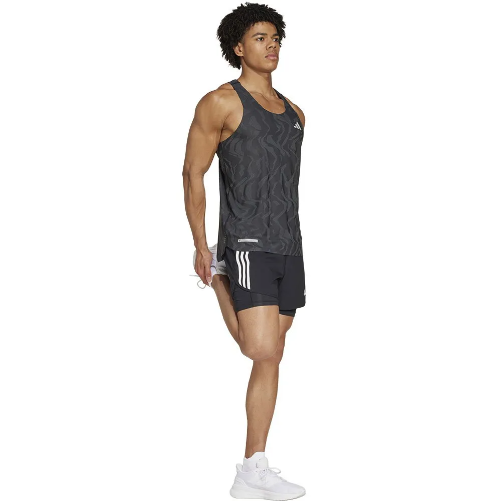 adidas Ultimate Engineered Running Ermeløs T-skjorte male, Black adidas Ultimate Engineered Running Ermeløs T-skjorte male, Black