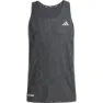 adidas Ultimate Engineered Running Ermeløs T-skjorte male, Black