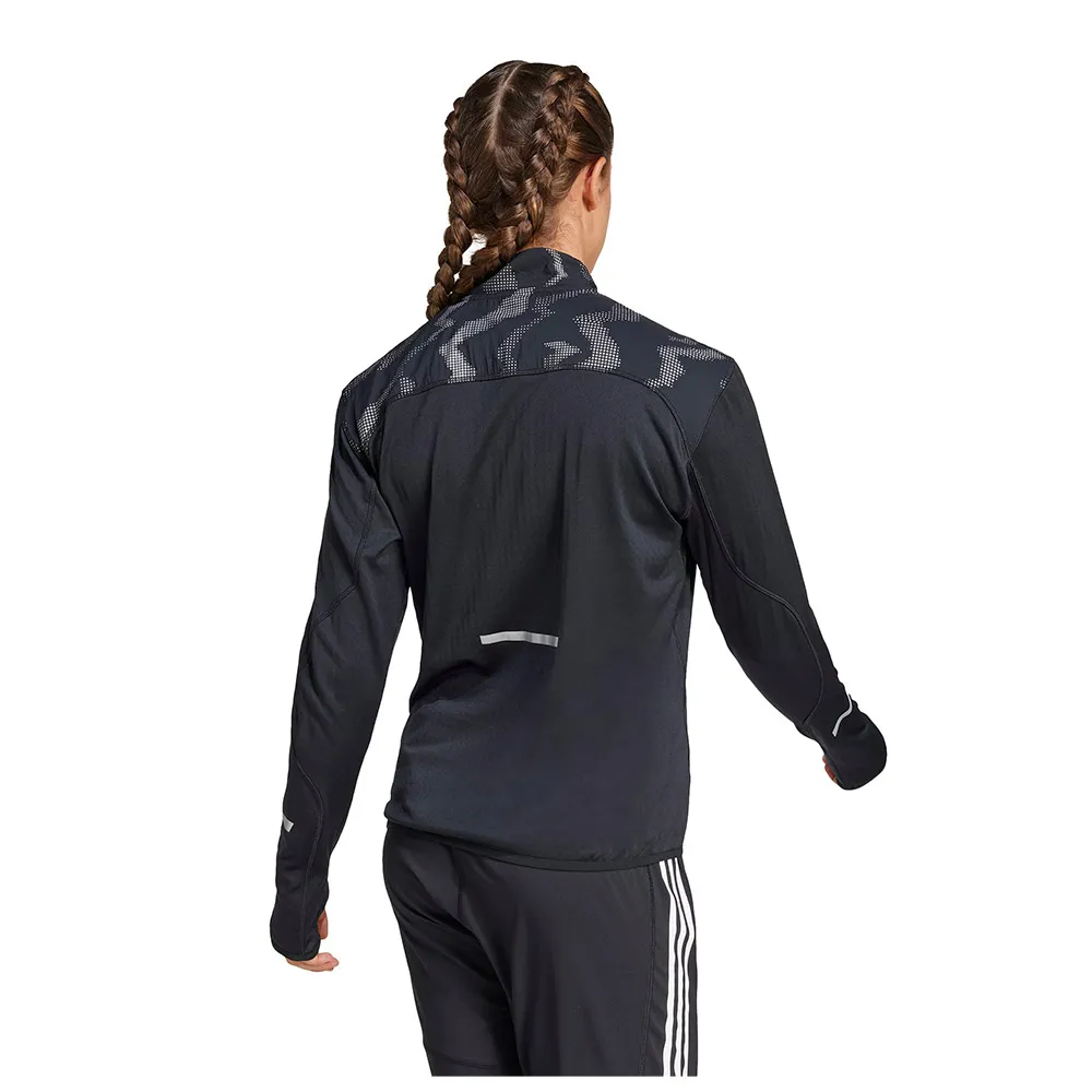 adidas Ultimate Hi Vis Reflective Halv Glidelås Genser adidas Ultimate Hi Vis Reflective Halv Glidelås Genser