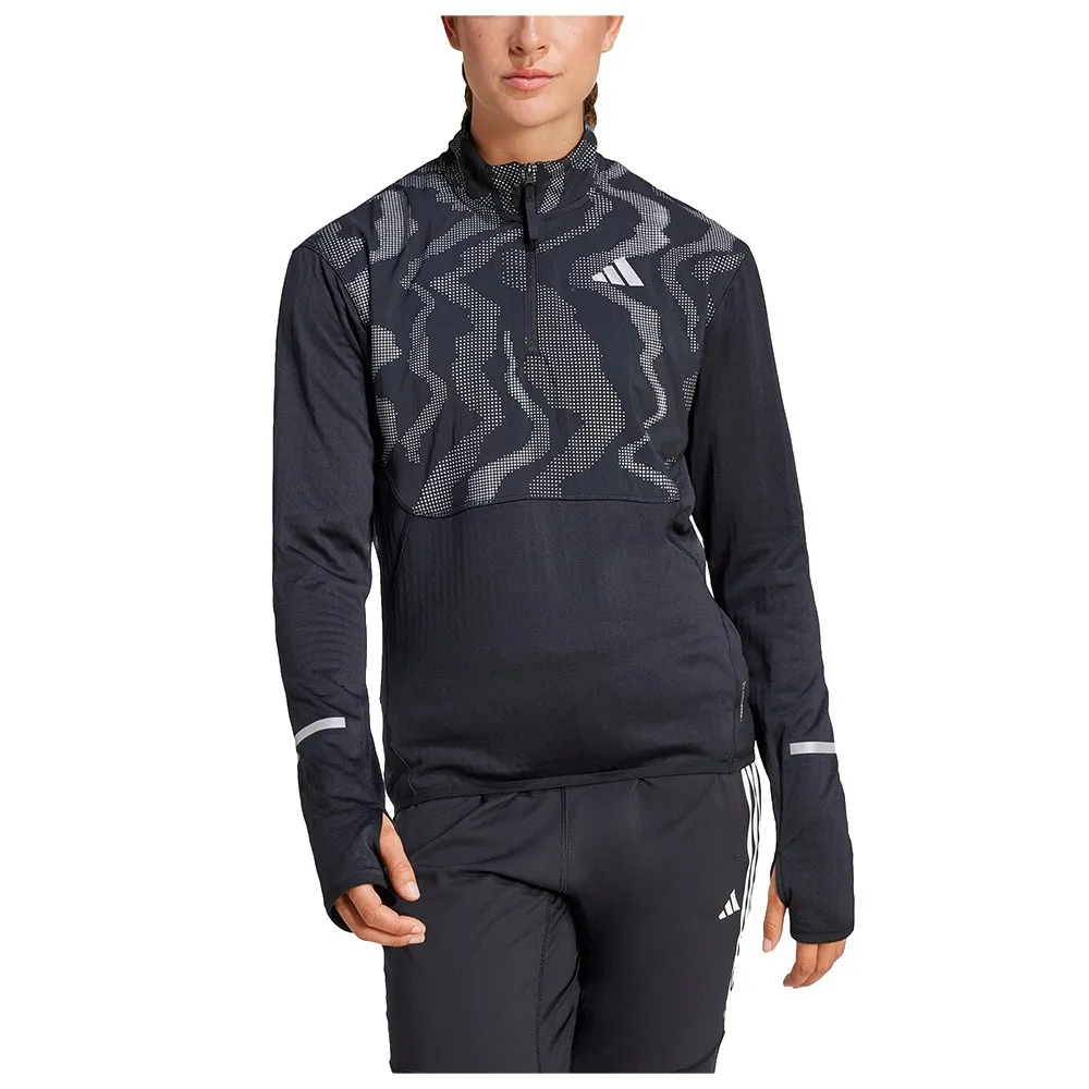 adidas Ultimate Hi Vis Reflective Halv Glidelås Genser adidas Ultimate Hi Vis Reflective Halv Glidelås Genser