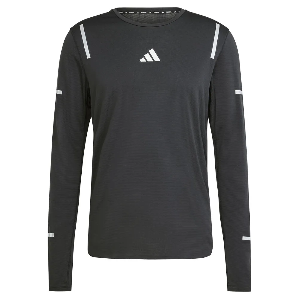 adidas Ultimate Running Reflective Langarmet T-skjorte male