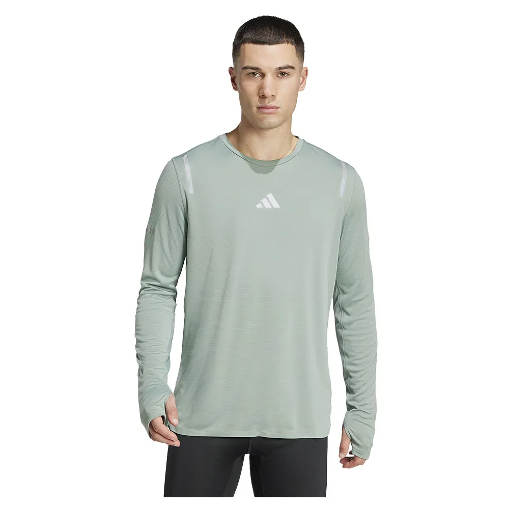 adidas Ultimate Running Reflective Langarmet T-skjorte male adidas Ultimate Running Reflective Langarmet T-skjorte male