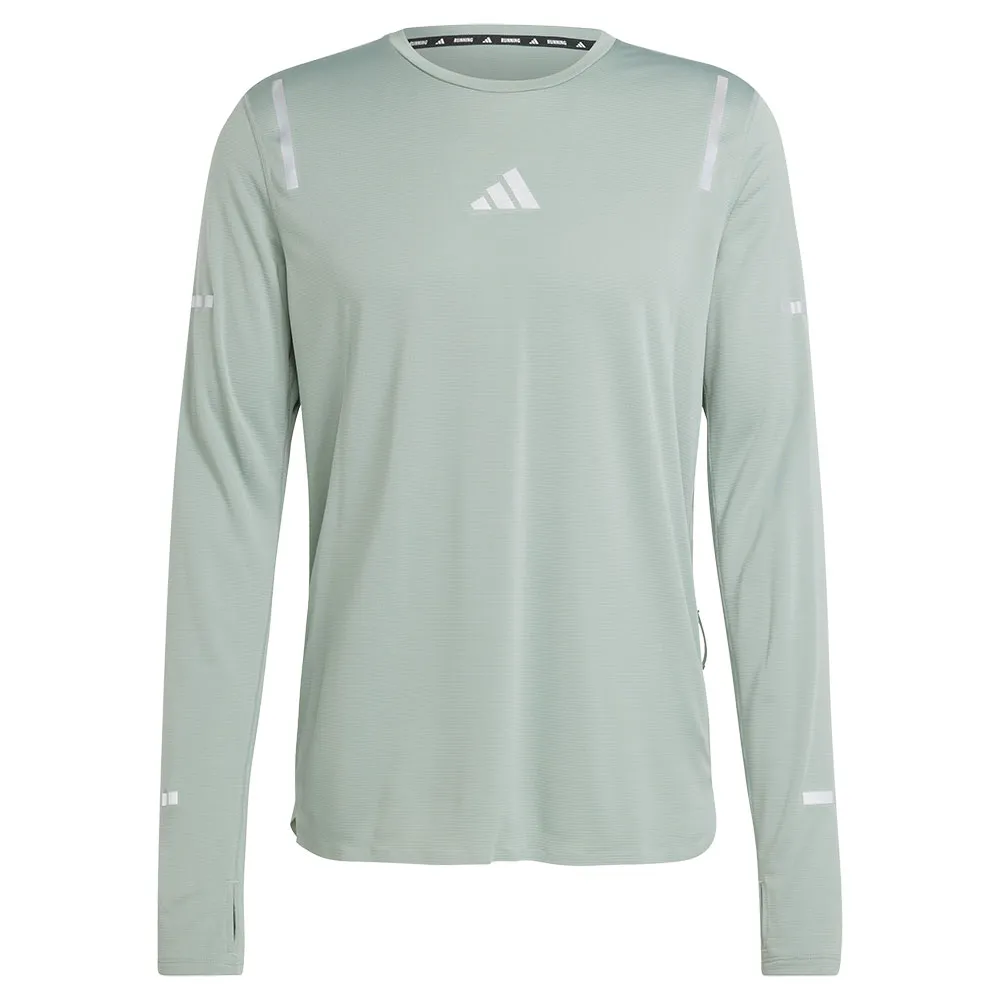 adidas Ultimate Running Reflective Langarmet T-skjorte male adidas Ultimate Running Reflective Langarmet T-skjorte male