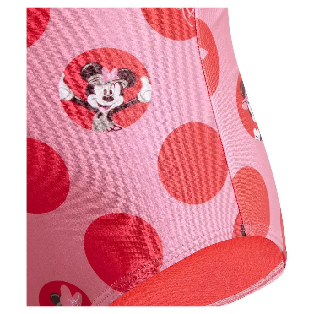 adidas X Disney Minnie Mouse Badetøy female, Pink fusion / pure ruby / off white / aurora ruby, 9-10Y