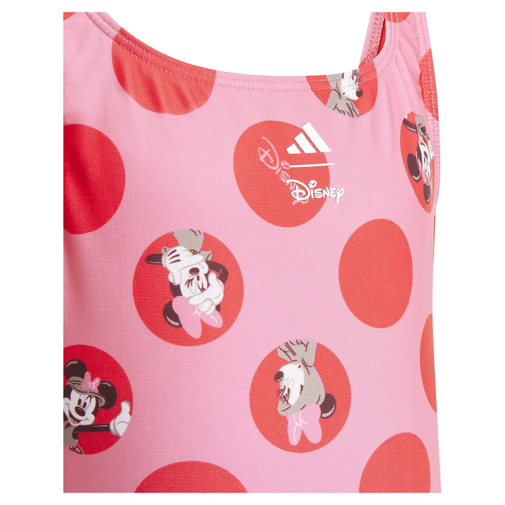 adidas X Disney Minnie Mouse Badetøy female, Pink fusion / pure ruby / off white / aurora ruby, 9-10Y