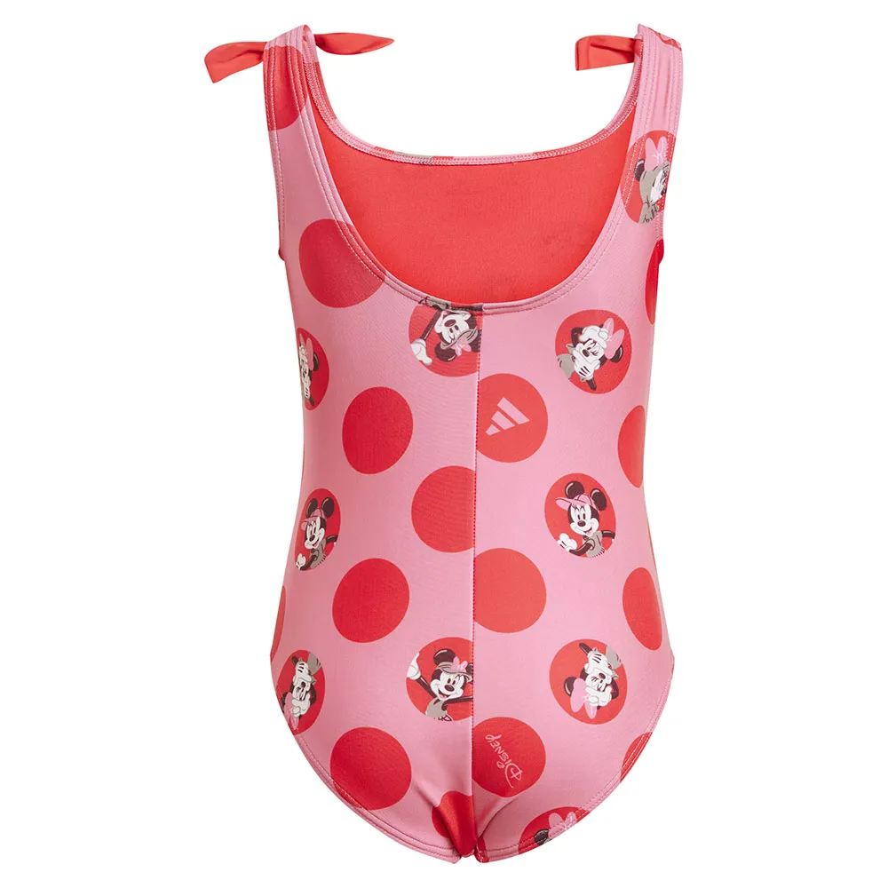 adidas X Disney Minnie Mouse Badetøy female, Pink fusion / pure ruby / off white / aurora ruby, 9-10Y