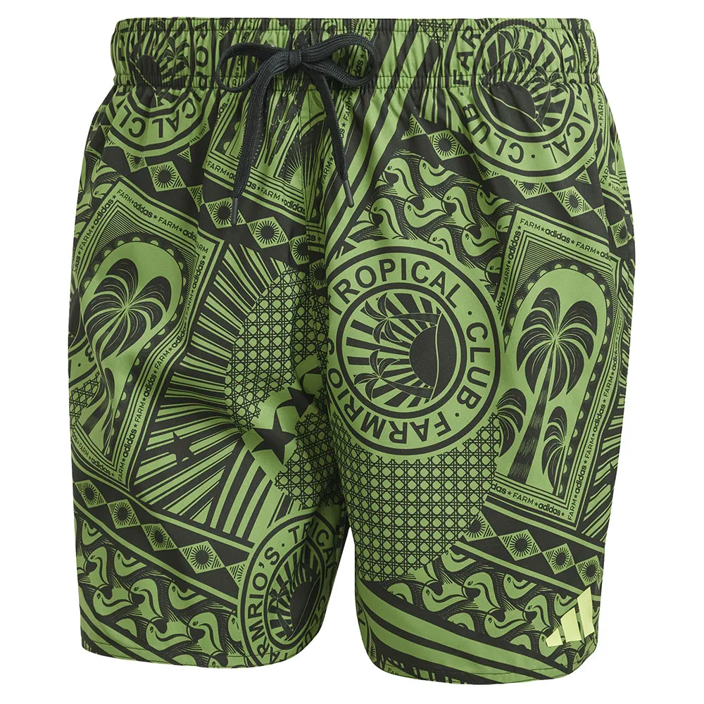 adidas X Farm 3 Stripes 5´´ Badebukse male adidas X Farm 3 Stripes 5´´ Badebukse male