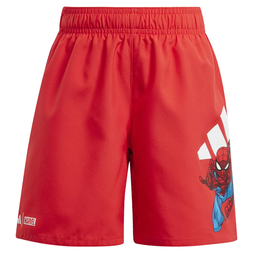 adidas X Marvel Spider Man 5´´ Kids Badebukse, Pure ruby, 9-10Y