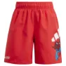 adidas X Marvel Spider Man 5´´ Kids Badebukse, Pure ruby, 9-10Y