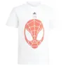adidas X Marvel Spider-man Kortskjorte Sett, White / brired, 12-24MON