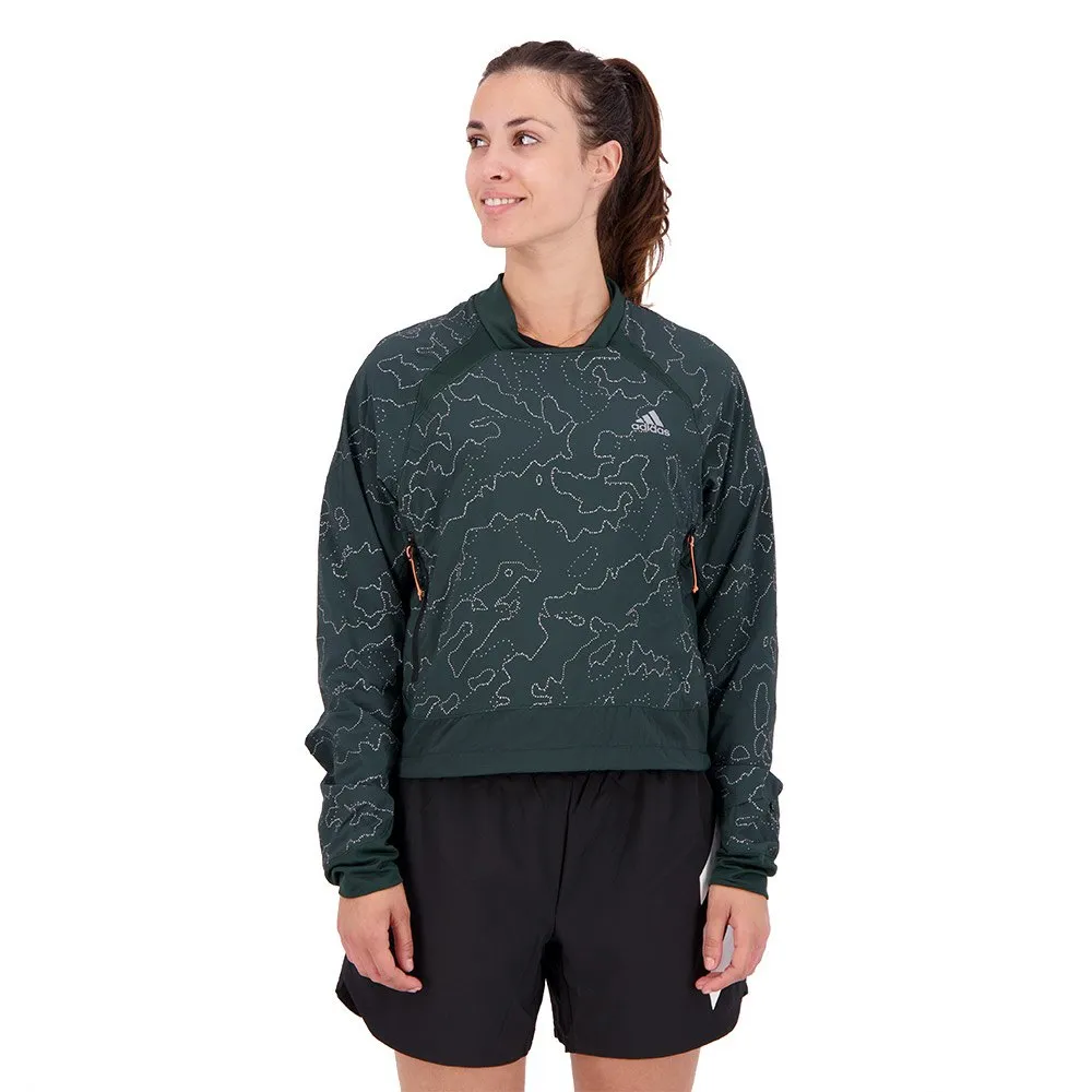 adidas Xcity Cover Up Jakke female, Shagrn