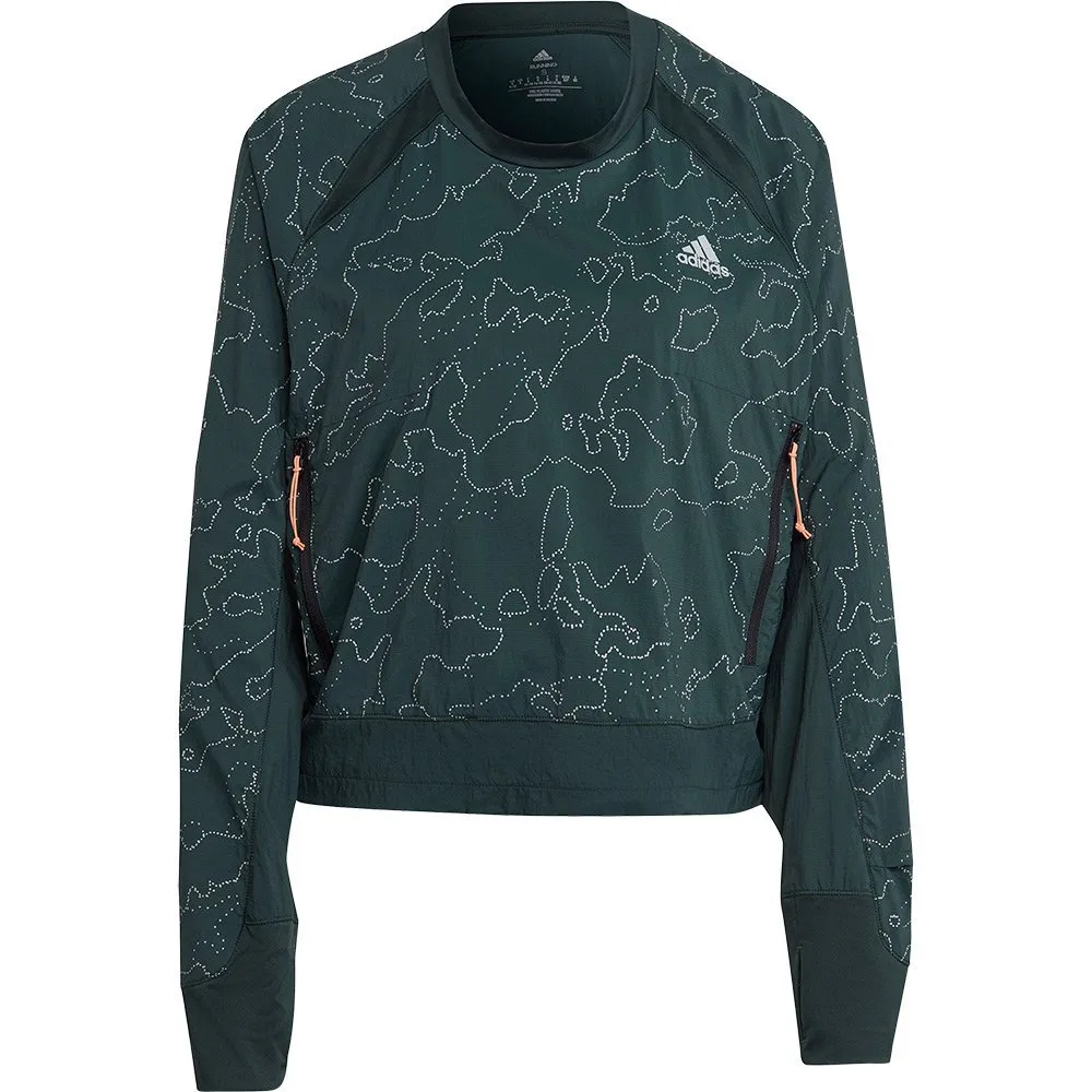 adidas Xcity Cover Up Jakke female, Shagrn