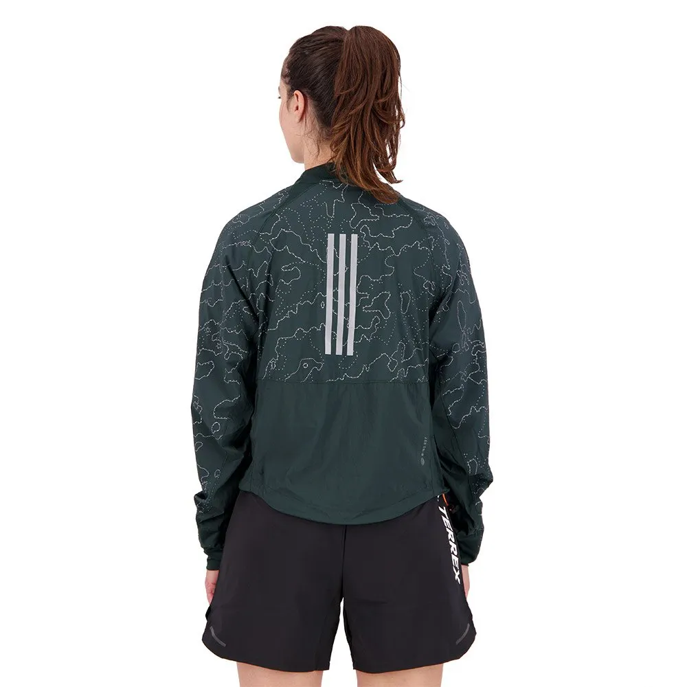 adidas Xcity Cover Up Jakke female, Shagrn
