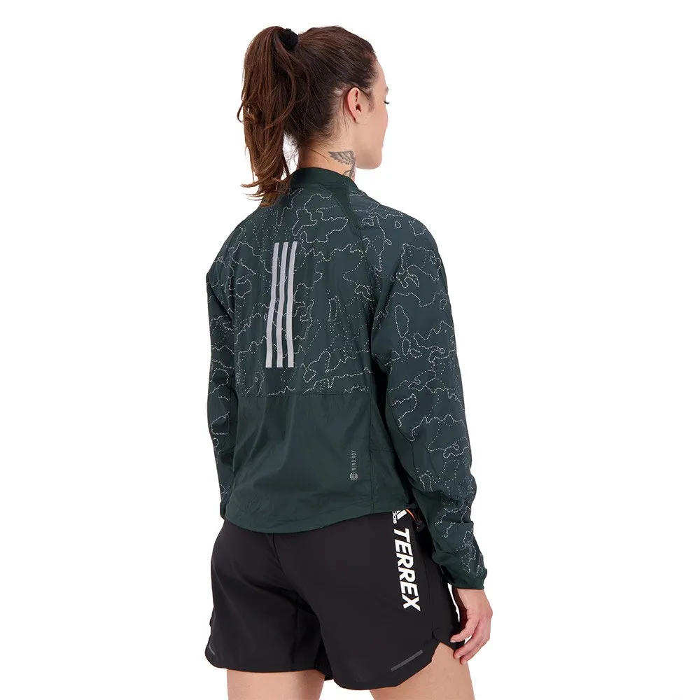 adidas Xcity Cover Up Jakke female, Shagrn