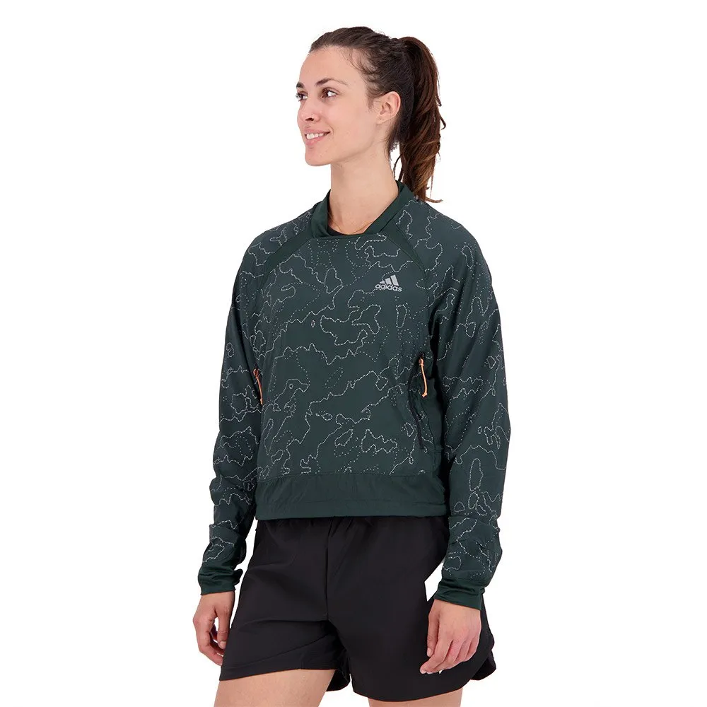adidas Xcity Cover Up Jakke female, Shagrn