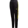 adidas Yb Tiro 3 Stripes Bukser, Black / bright yellow, 7-8Y