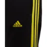 adidas Yb Tiro 3 Stripes Bukser, Black / bright yellow, 7-8Y