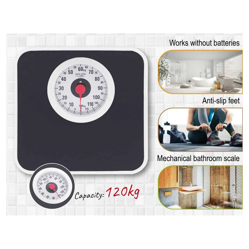 Adler Ad 8178 Vekt, Black, One Size