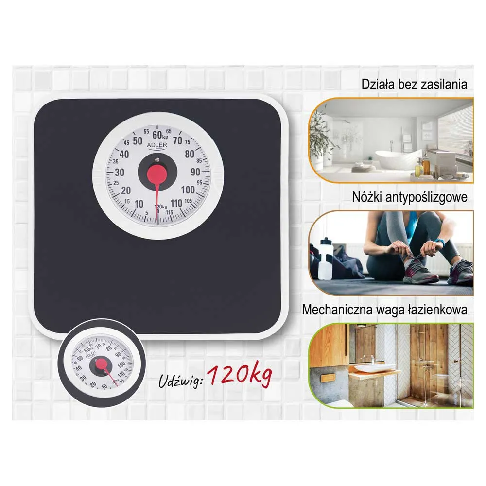Adler Ad 8178 Vekt, Black, One Size