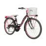 Adriatica Ctb 24´´ 6s Sykkel, Black / pink, One Size, Bysykkel