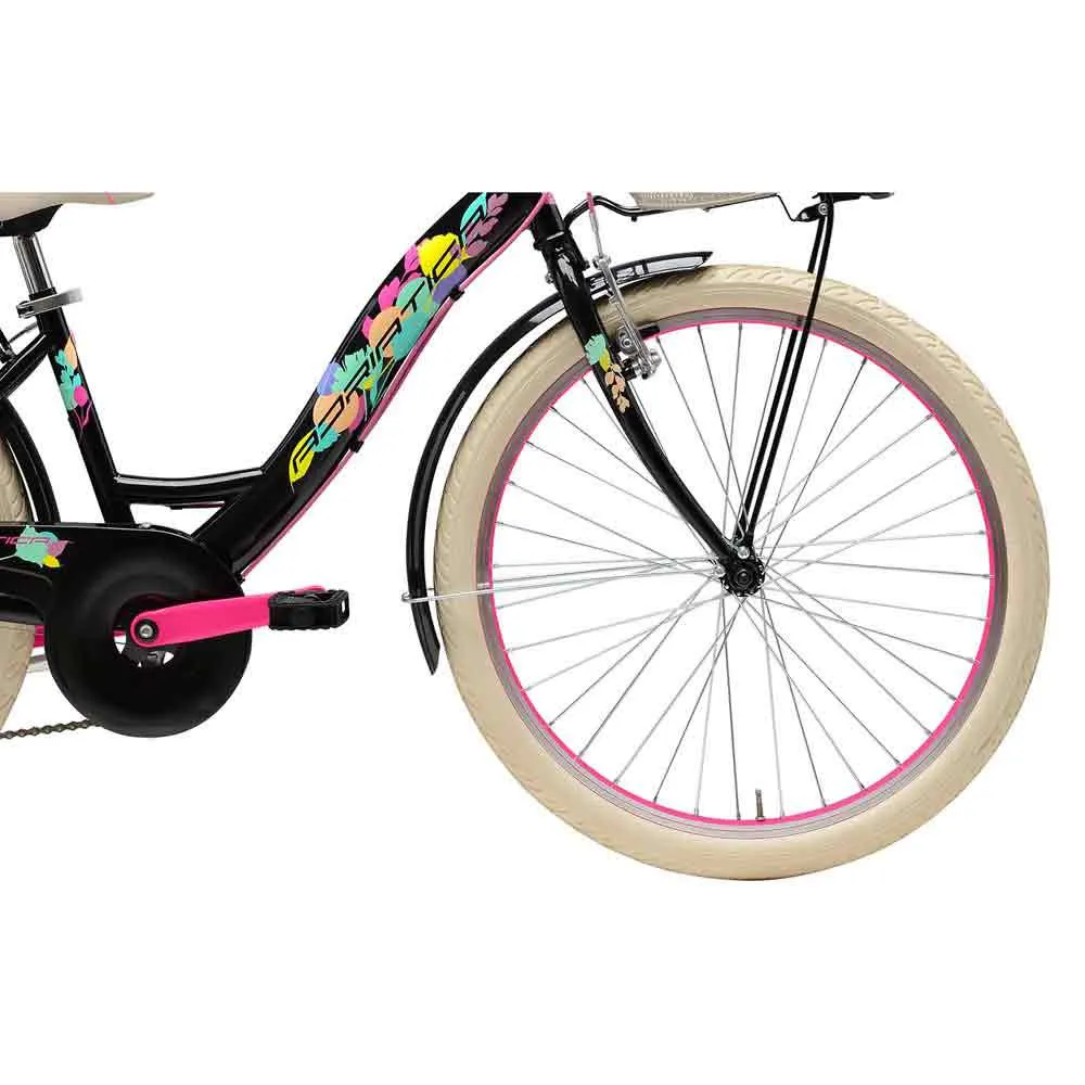 Adriatica Ctb 24´´ 6s Sykkel, Black / pink, One Size, Bysykkel