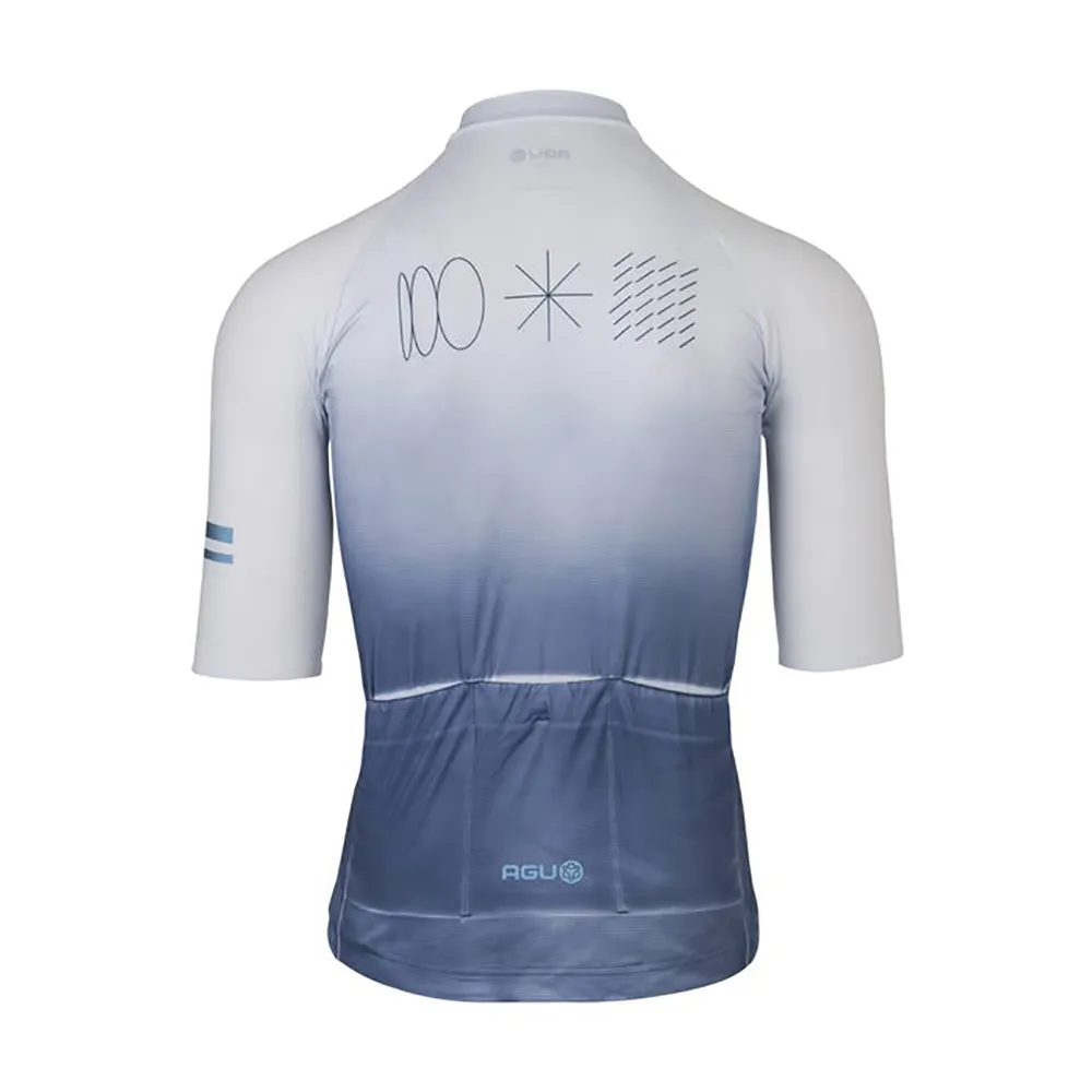 AGU Classic Breakaway sykkeltrøye korte ermer dip dye denim dame
