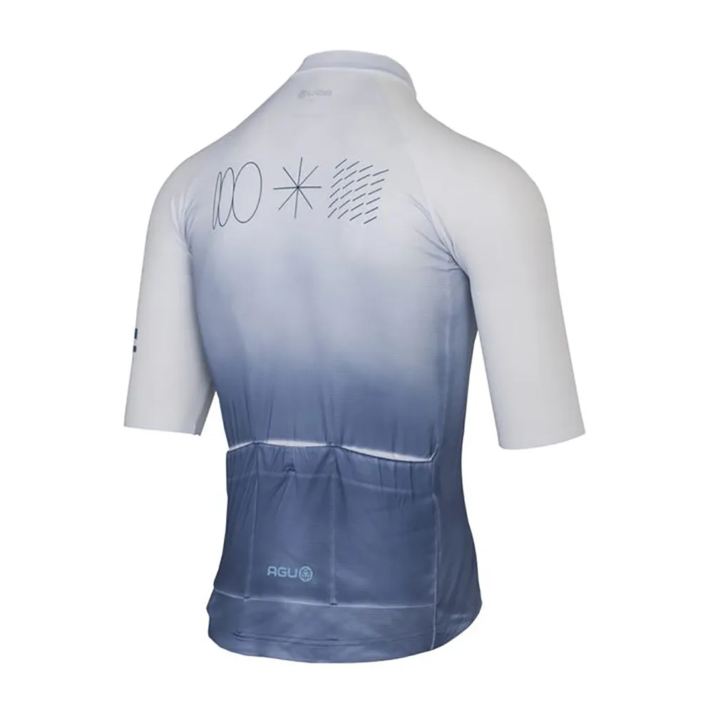 AGU Classic Breakaway sykkeltrøye korte ermer dip dye denim dame