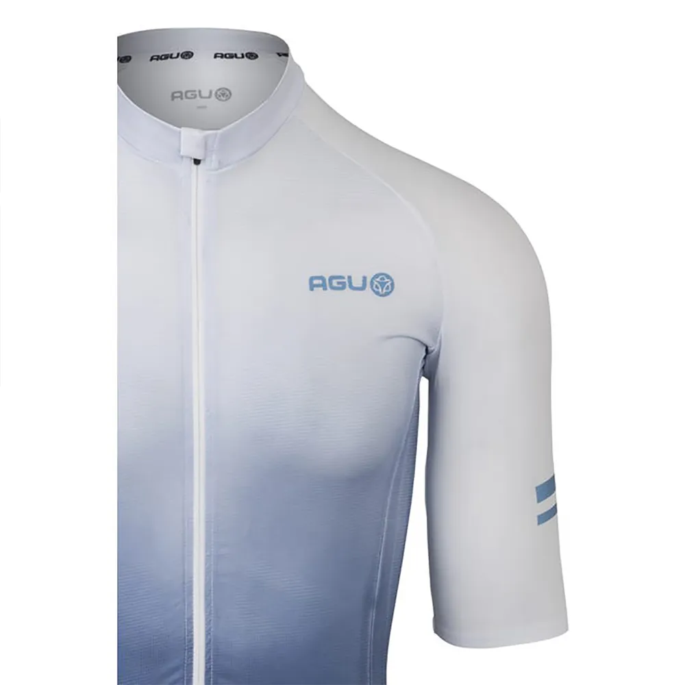 AGU Classic Breakaway sykkeltrøye korte ermer dip dye denim dame