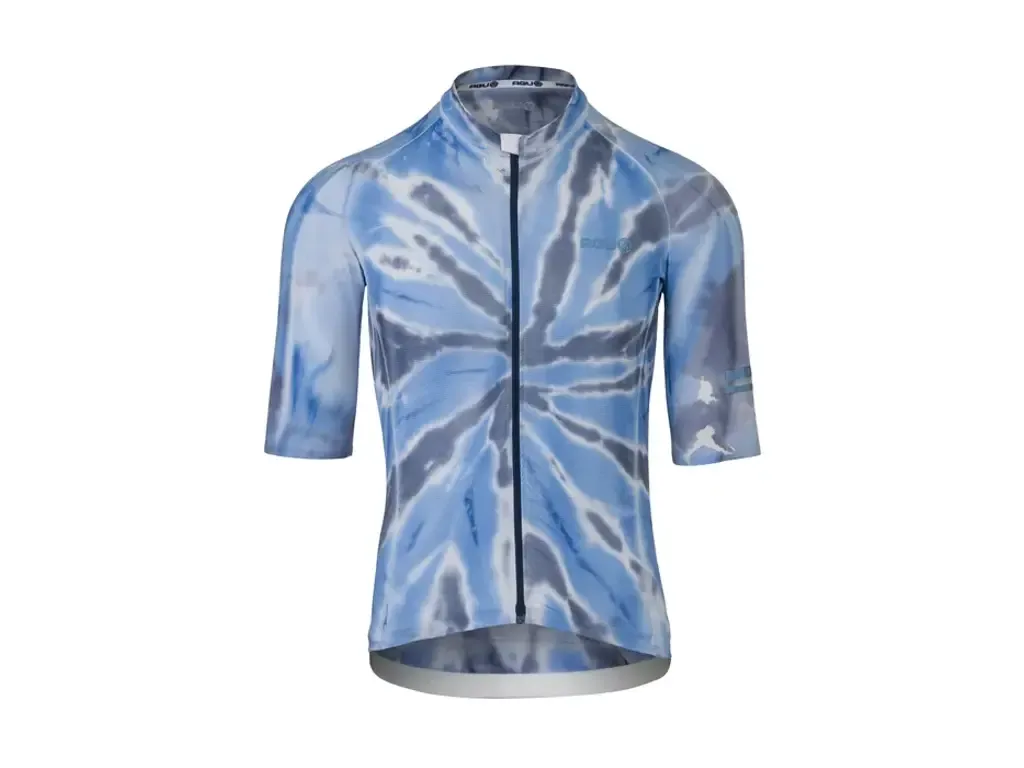 AGU Classic Breakaway sykkeltrøye korte ermer tie dye sky herre AGU Classic Breakaway sykkeltrøye korte ermer tie dye sky herre