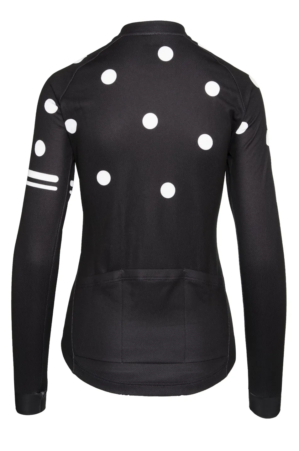 AGU Essential DOT Dame LS Sykkeltrøye, Sort