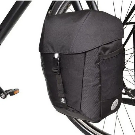 AGU Essential Klickfix 12l Sykkelvesker, Black, One Size