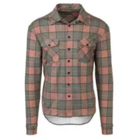 AGU Flannel Skjorte Langermet Grønn/Oransje Til Kvinner AGU Flannel Skjorte Langermet Grønn/Oransje Til Kvinner