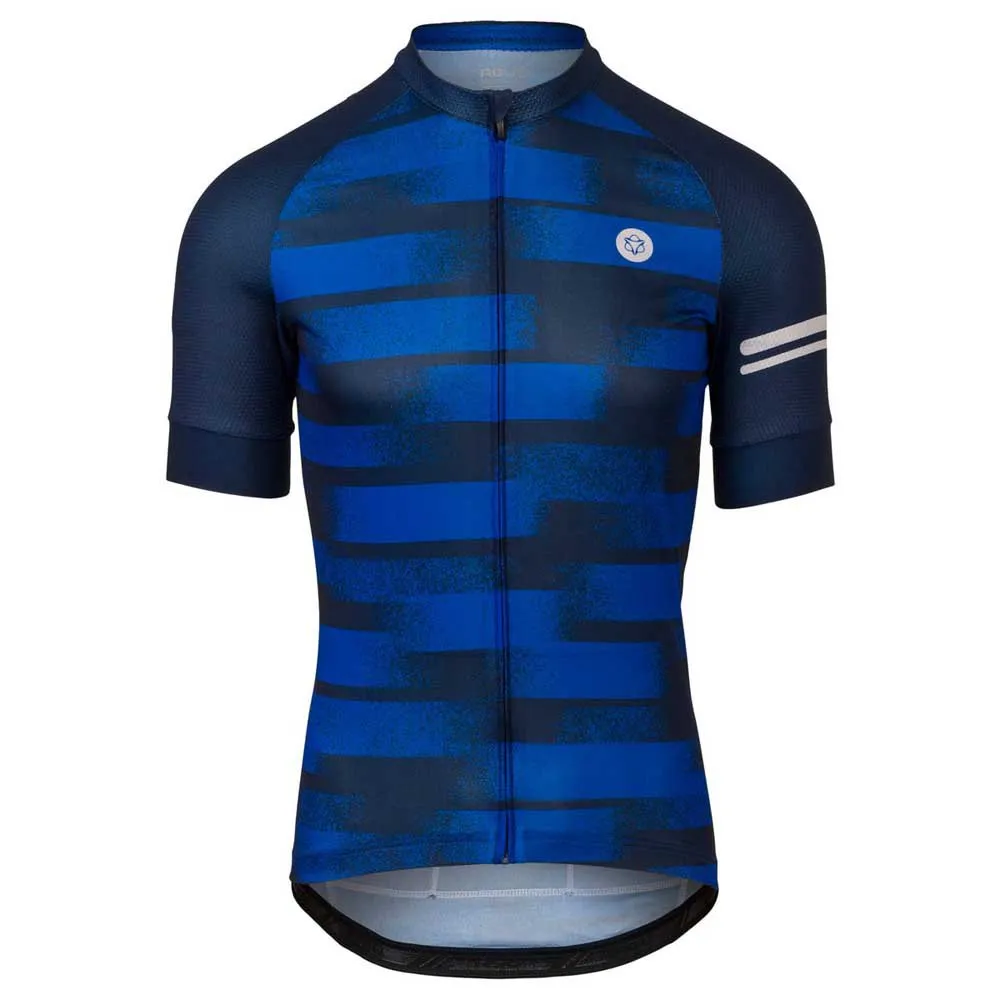 AGU Grainy Stripe Essential Kort Ermet Trøye