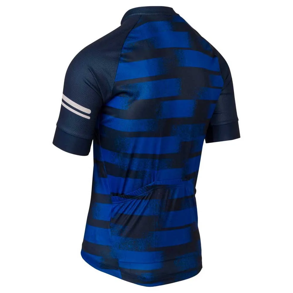 AGU Grainy Stripe Essential Kort Ermet Trøye